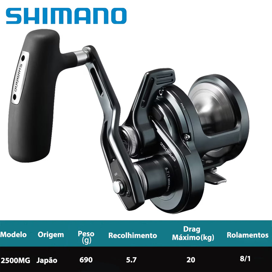 SHIMANO 2024 OCEA JIGGER LD 2500MG Carretilha Direita