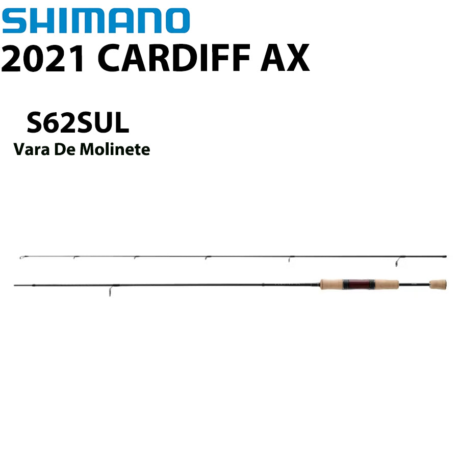 SHIMANO 2021 CARDIFF AX S62SUL Vara De Molinete