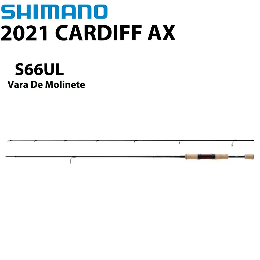 SHIMANO 2021 CARDIFF AX S66UL Vara De Molinete