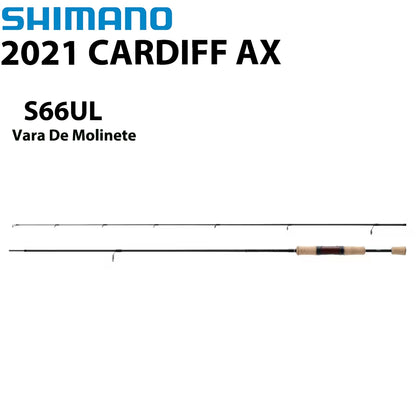 SHIMANO 2021 CARDIFF AX S66UL Vara De Molinete