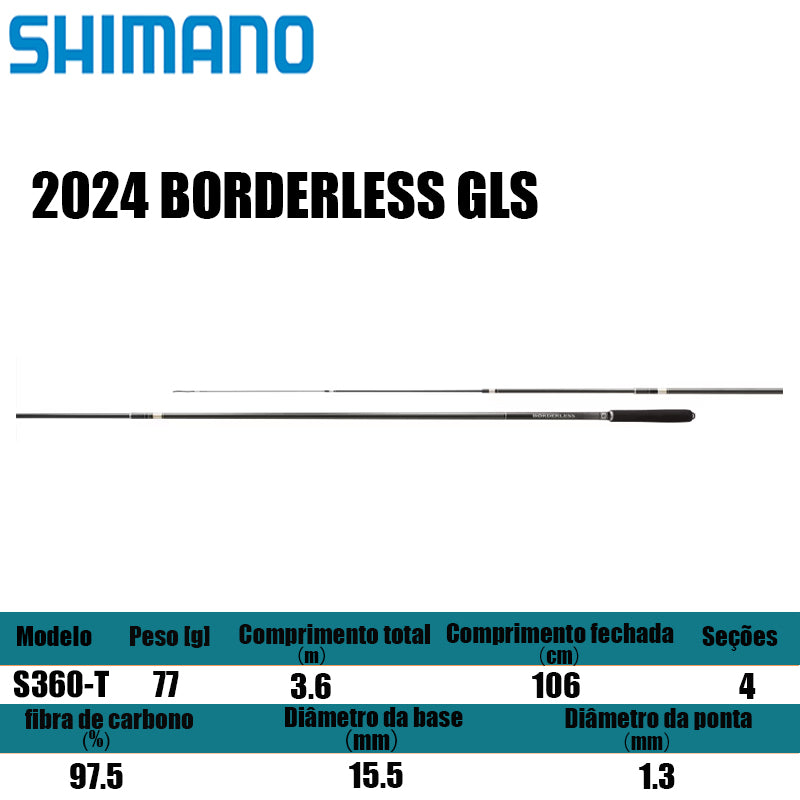 SHIMANO 2024 BORDERLESS GLS S360-T para molinetes de pesca