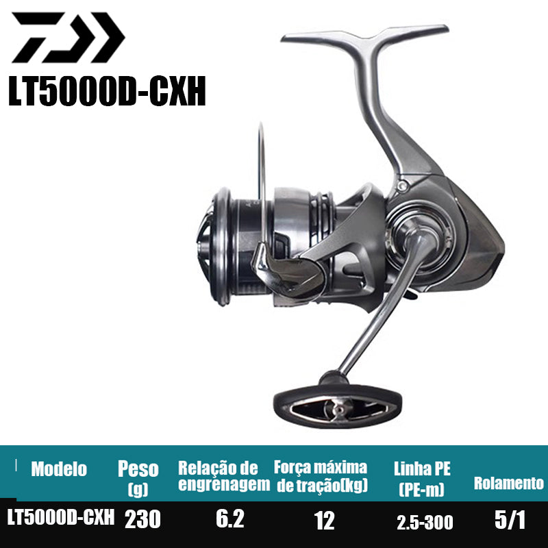 DAIWA 2023 EXCELER LT Spinning Reel Fishing Reel Fresh Water Salt Water Fishing Parts Origem Vietnã