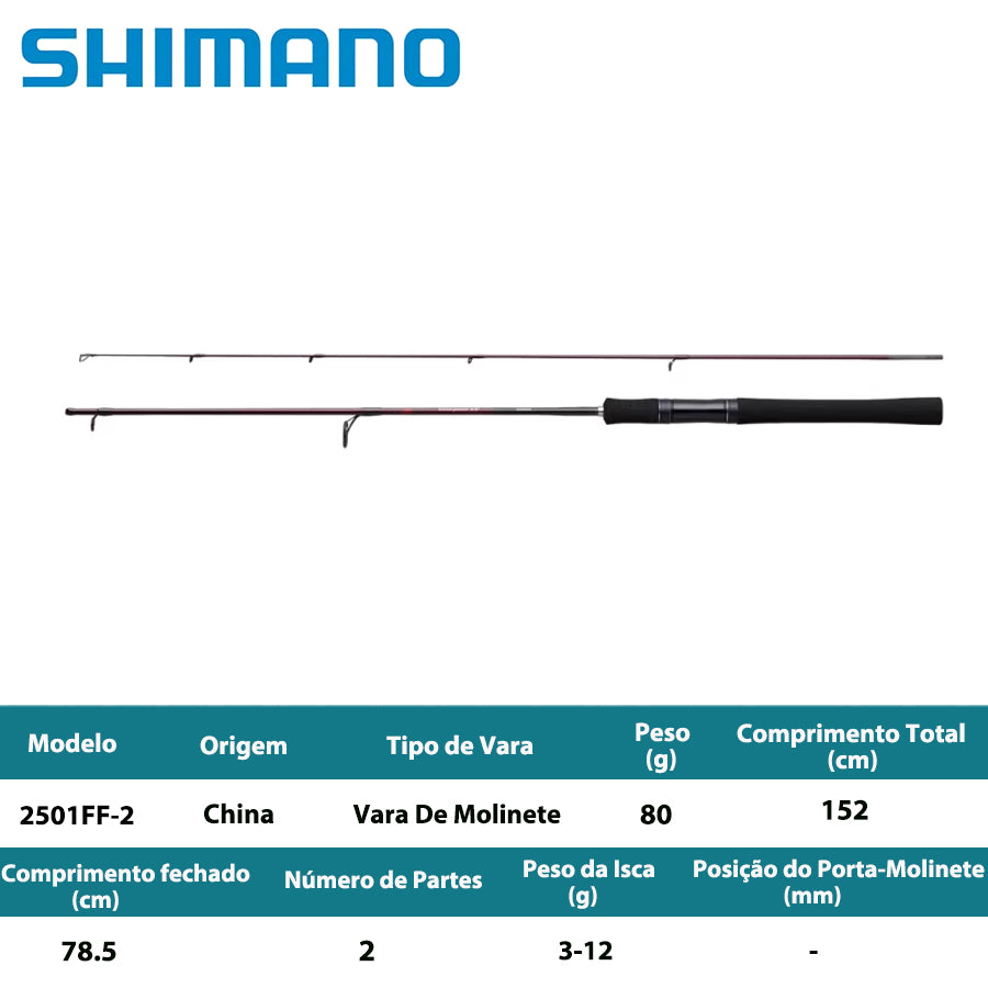 SHIMANO 2021 SCORPION XV 2501FF-2 Vara De Molinete