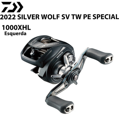 DAIWA 2022 SILVER WOLF SV TW PE SPECIAL 1000XHL Carretilha Esquerda