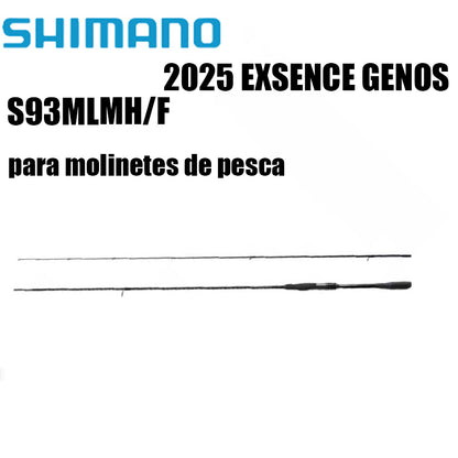 SHIMANO 2025 EXSENCE GENOS S93MLMH/F  para molinetes de pesca