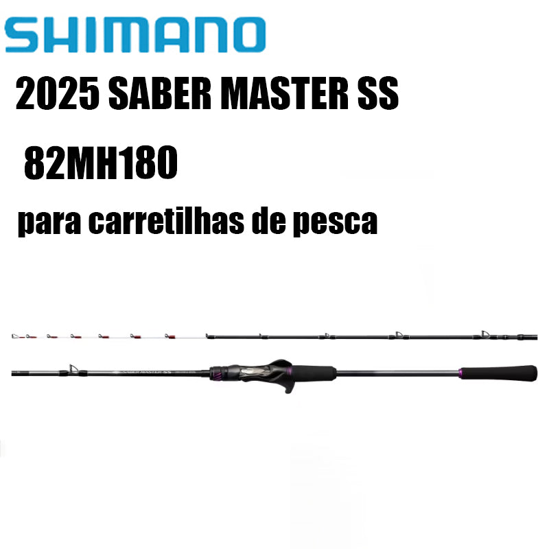 SHIMANO 2025 SABER MASTER SS 82MH180 para carretilhas de pesca
