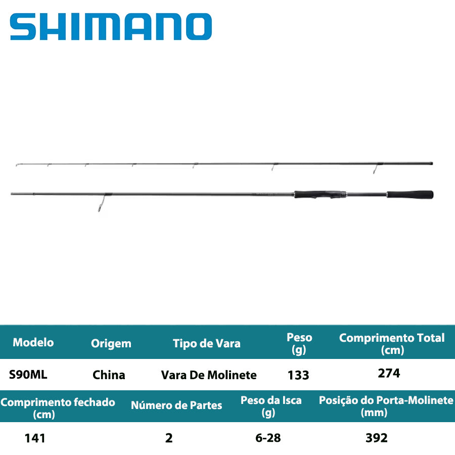 SHIMANO 2024 ENCOUNTER S90ML Vara De Molinete