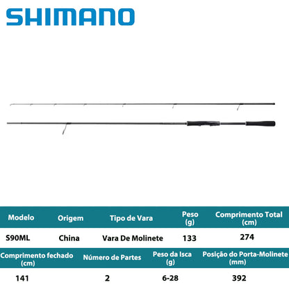 SHIMANO 2024 ENCOUNTER S90ML Vara De Molinete