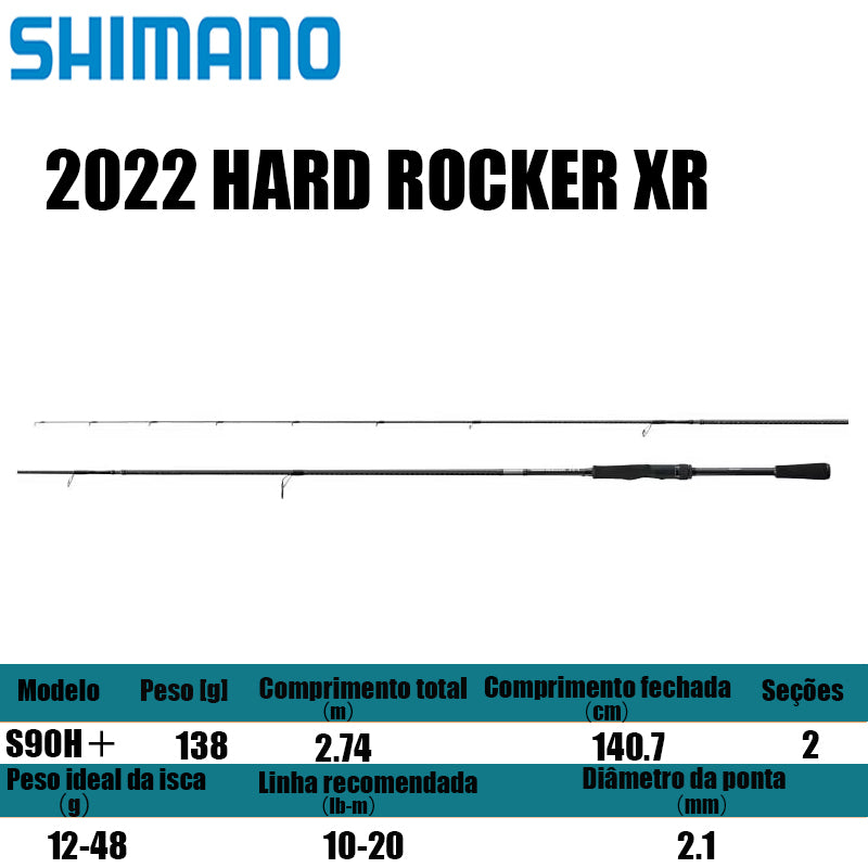 SHIMANO 2022 HARD ROCKER XR S90H＋ para molinetes de pesca