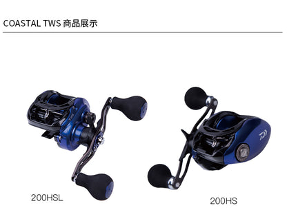Carretilha De Arremesso DAIWA 2019 COASTAL SV TW  200HS 200HSL, Peça De Reposição Para Pesca Em Água Doce E Salgada. Local De Produção: Tailândia