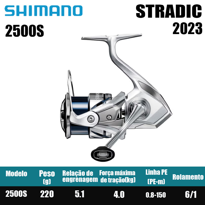 SHIMANO 2023 STRADIC  carretel de pesca bobina giratória de água doce peças de pesca de água salgada Origem: Japão