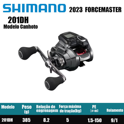 SHIMANO 2023 FORCEMASTER 201DH Modelo Canhoto
