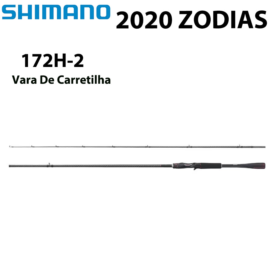 SHIMANO 2020 ZODIAS 172H-2 Vara De Carretilha