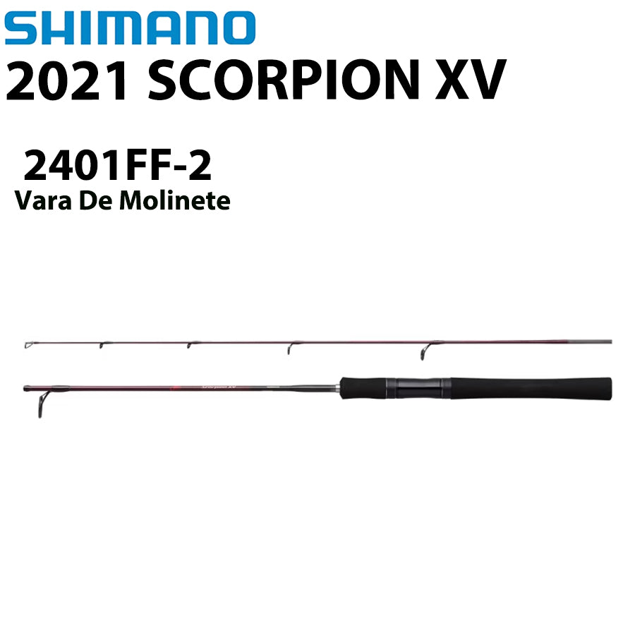 SHIMANO 2021 SCORPION XV 2401FF-2 Vara De Molinete