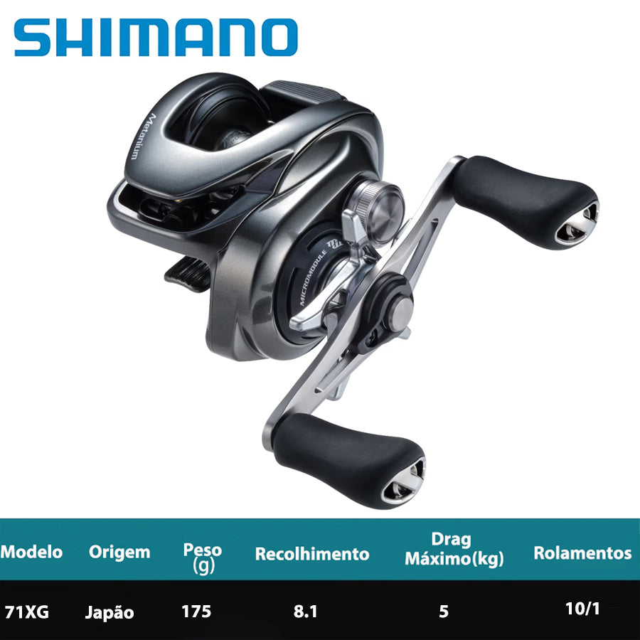 SHIMANO 2020 METANIUM 71XG Carretilha Esquerda
