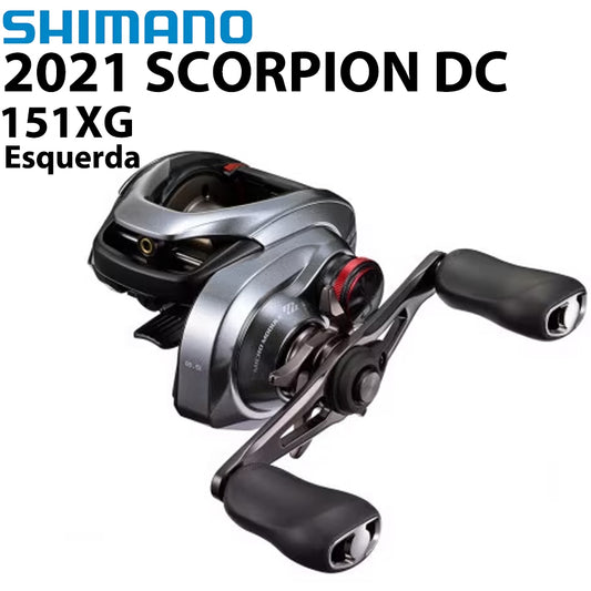 SHIMANO 2021 SCORPION DC 151XG Carretilha Esquerda