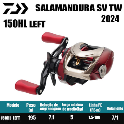 Carretilha De Arremesso 2024 SALAMANDURA SV TW ,Série 150, Série 100,Peça De Reposição Para Pesca Em Água Doce E Salgada. País de origem: Japão