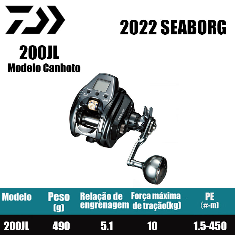 DAIWA 2022 SEABORG 200JL Modelo Canhoto