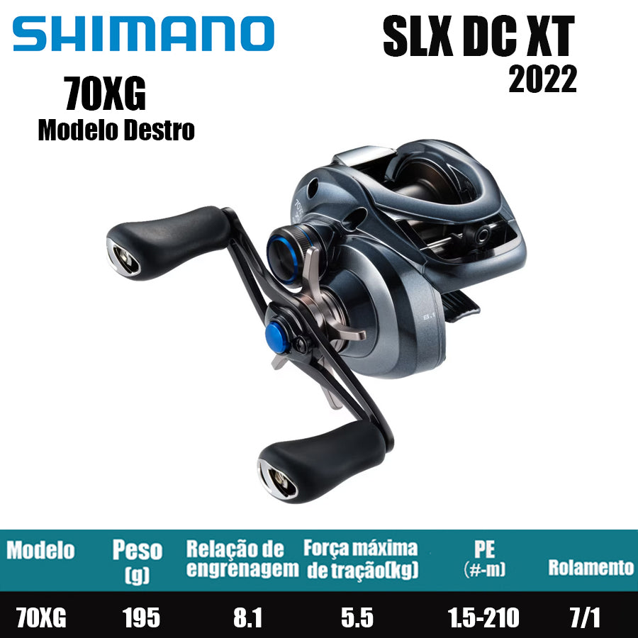 SHIMANO 2022 SLX DC XT 70XG  Modelo Destro
