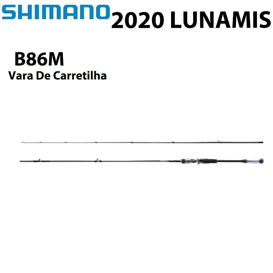 SHIMANO 2020 LUNAMIS B86M Vara De Carretilha