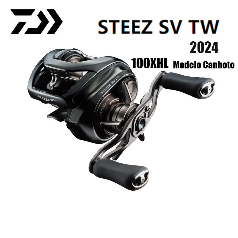 DAIWA 2024 Steez SV TW 100XHL Modelo Canhoto