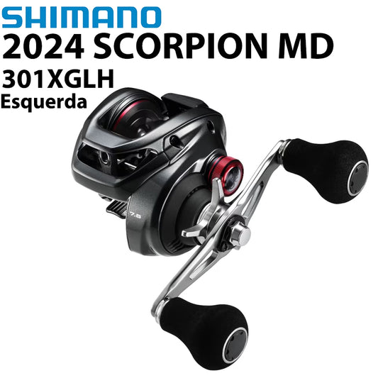 SHIMANO 2024 SCORPION MD 301XGLH Carretilha Esquerda