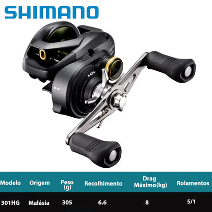 SHIMANO 2020 CURADO 301HG Carretilha Esquerda