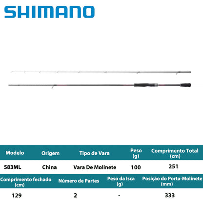 SHIMANO 2023 SEPHIA SS S83ML Vara De Molinete