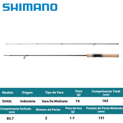 SHIMANO 2024 TROUT ONE NS S54UL Vara De Molinete