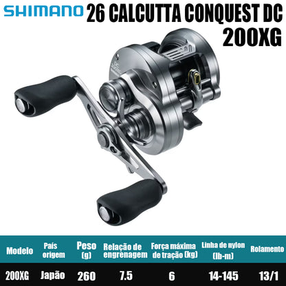 SHIMANO 2026 CALCUTTA CONQUEST DC 200XG Modelo Destro