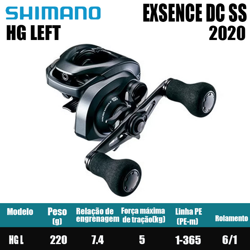 SHIMANO 2020 EXSENCE DC SS HG LEFT Modelo Canhoto