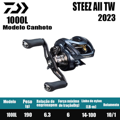 DAIWA 2023 STEEZ AII TW 1000L Modelo Canhoto