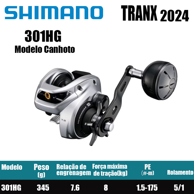 SHIMANO 2024 TRANX 301HG Modelo Canhoto