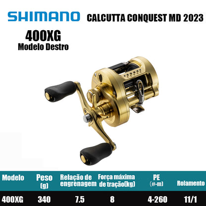 SHIMANO 2023 CALCUTTA CONQUEST MD 400XG Modelo Destro