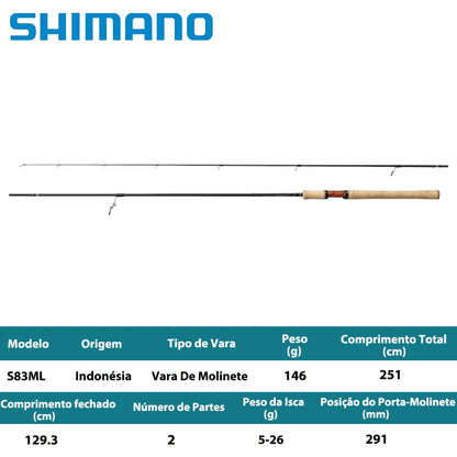 SHIMANO 2020 CARDIFF NATIVE SPECIAL S83ML Vara De Molinete