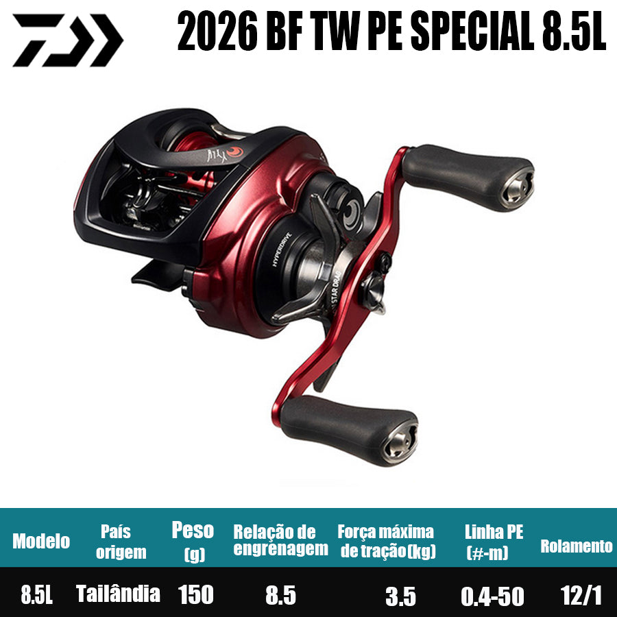 DAIWA 2026 BF TW PE SPECIAL 8.5L Modelo Canhoto