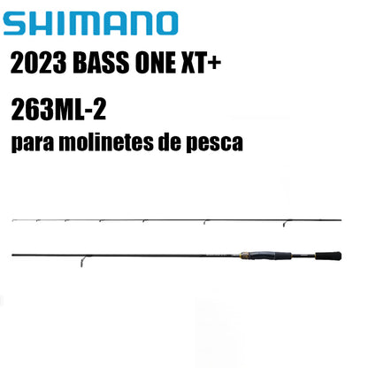 SHIMANO 2023 BASS ONE XT+ 263ML-2 para molinetes de pesca
