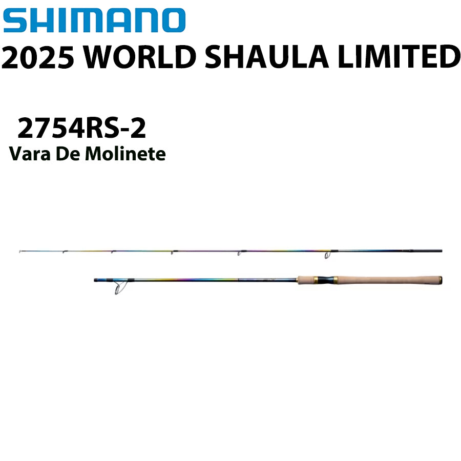 SHIMANO 2025 WORLD SHAULA LIMITED 2754RS-2 Vara De Molinete