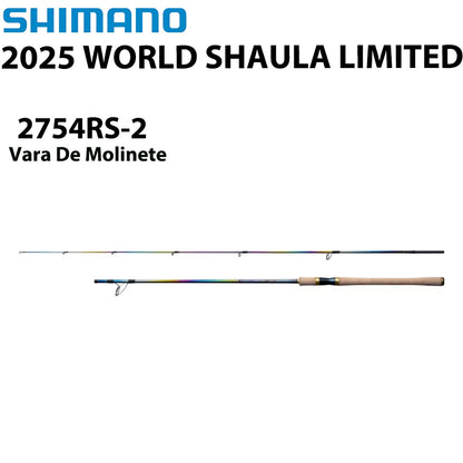 SHIMANO 2025 WORLD SHAULA LIMITED 2754RS-2 Vara De Molinete