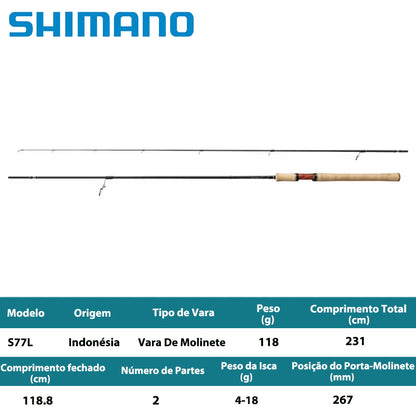 SHIMANO 2020 CARDIFF NATIVE SPECIAL S77L Vara De Molinete