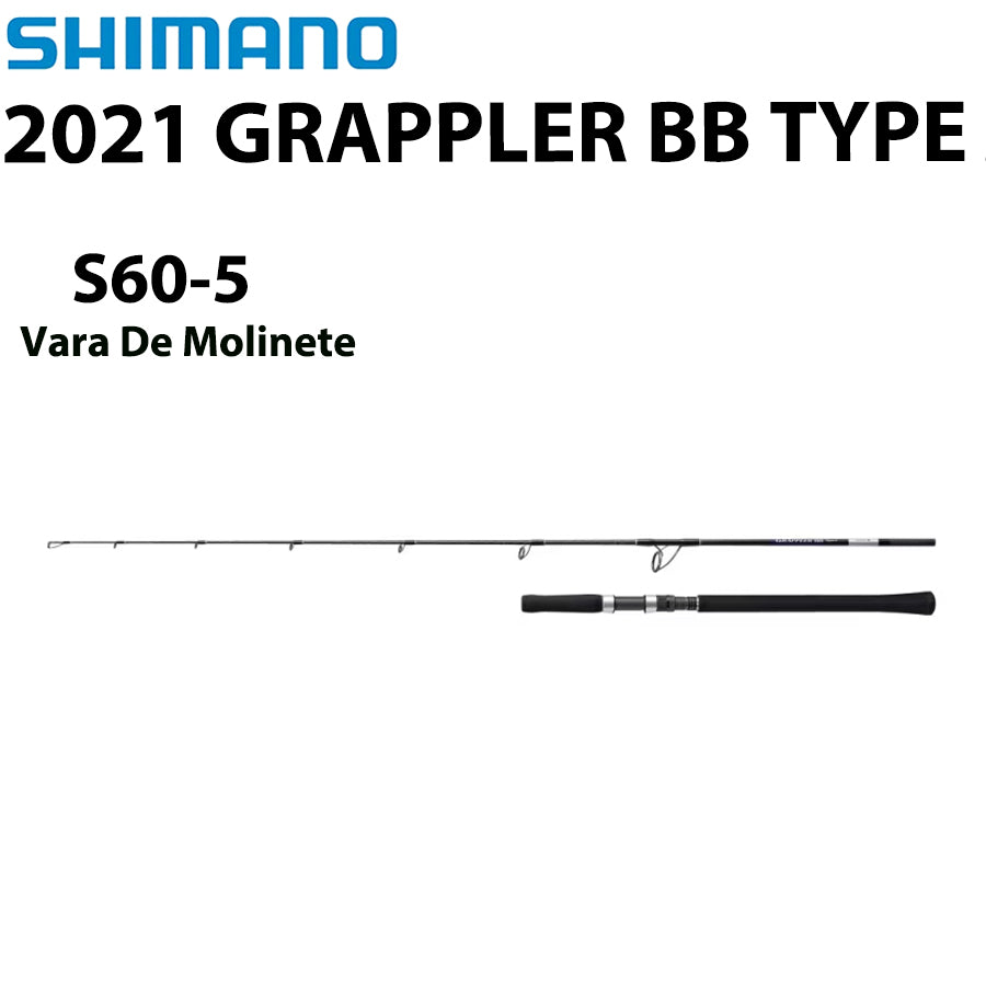 SHIMANO 2021 GRAPPLER BB TYPE J S60-5 Vara De Molinete
