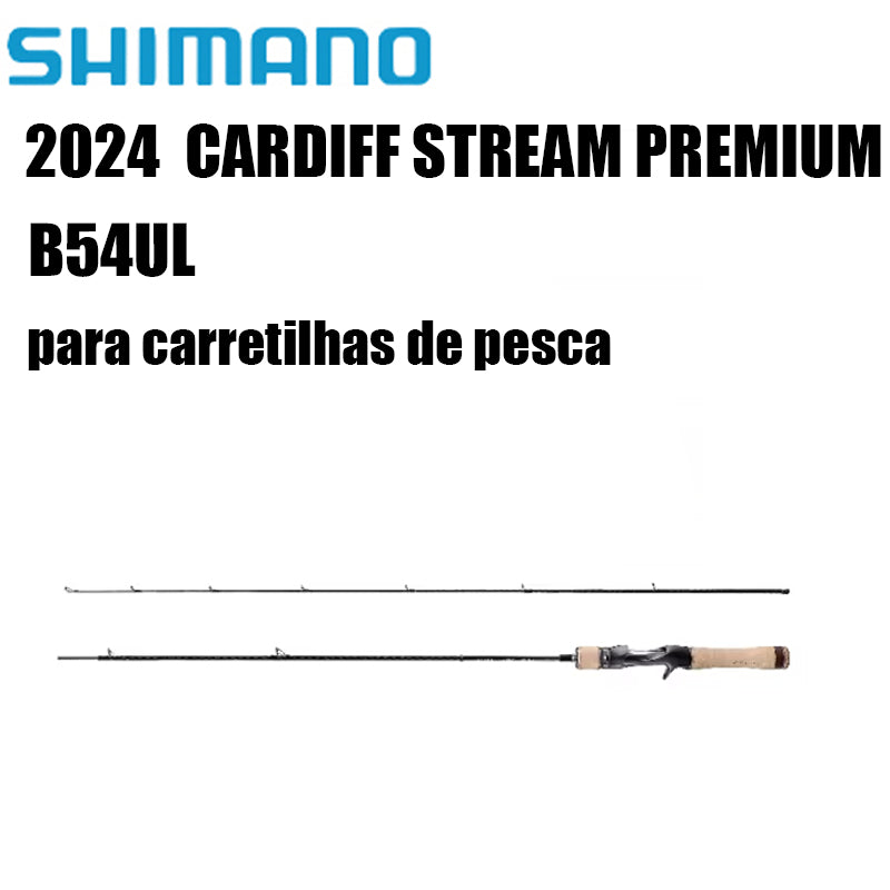SHIMANO 2024 CARDIFF STREAM PREMIUM B54UL para carretilhas de pesca