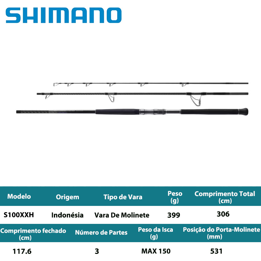 SHIMANO 2024 COLTSNIPER LIMITED BIG GAME S100XXH Vara De Molinete