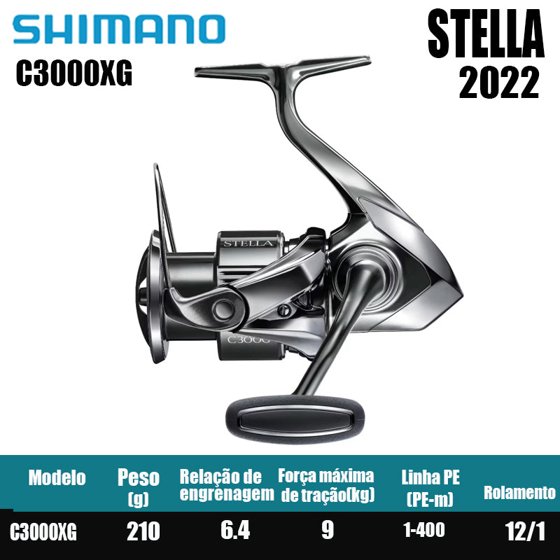SHIMANO 2022 STELLA  carretel de pesca bobina giratória de água doce peças de pesca de água salgada Origem: Japão