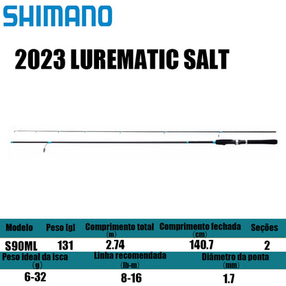 SHIMANO 2023 LUREMATIC SALT S90ML para molinetes de pesca