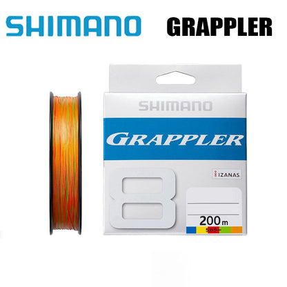 Shimano Grappler 8Braid Linha De Pesca PE 200M Cores Variadas (2 Carretéis)