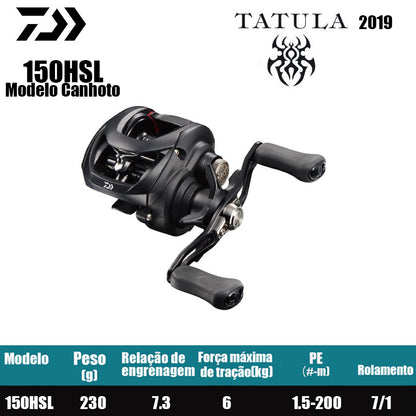DAIWA 2019 TATULA 150HSL Modelo Canhoto