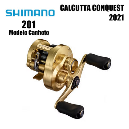 SHIMANO 2021 Calcutta Conquest 201 Modelo Canhoto