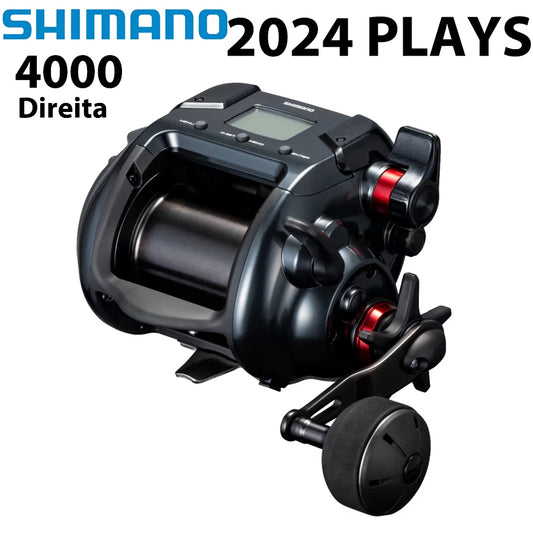 SHIMANO 2024 PLAYS 4000 carretilha elétrica Direita