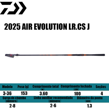 DAIWA 2025 AIR EVOLUTION LR.CS J 3-36 para molinetes de pesca